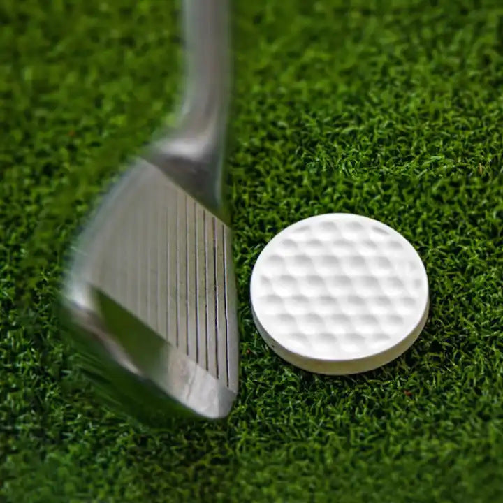 Single White Bulk Flat Golf Ball