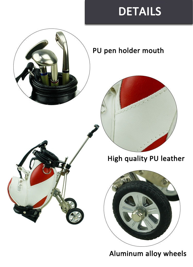 Creative golf cart with pen