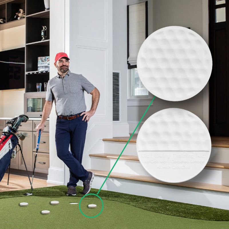 Single White Bulk Flat Golf Ball