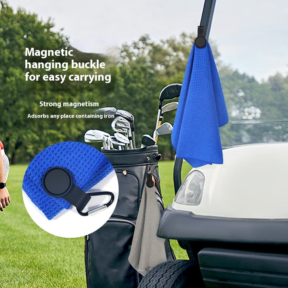 Microfiber Round Magnetic Golf Towel