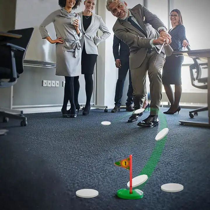 Single White Bulk Flat Golf Ball